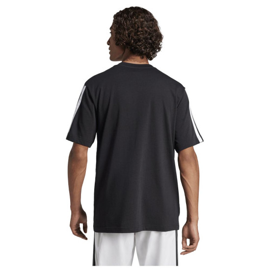 Adidas Ανδρική κοντομάνικη μπλούζα Essentials 3-Stripes Single Jersey Tee